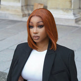My GO-TO BOBâ„¢ - Beginner Friendly Sugar Maple 4x4 Closure Lace Glueless Mid Part Bob Wig - US Only