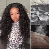 AiryFitâ„¢ Scalp Care Wigs | Effortless Water Wave Snugfit Glueless 5x5 Closure Pre-Cut Lace Curly Wig