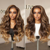 Luvme All-Day Comfortâ„¢ Wig 180% Density Sun-Kissed Blonde Ombre Highlight Loose Body Wave Glueless 7x6 Closure HD Lace Wig Pre-Cut Lace