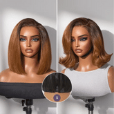 Luvme All-Day Comfortâ„¢ Wig Ombre Ginger Blunt Cut Bob Glueless Minimalist HD Lace Wig Pre-Cut Lace