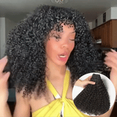 Luvme Too Easy Textureâ„¢ Kinky Curly 100% Virgin Human Hair Bundles 1pc / 3pcs - Limited Time Offer