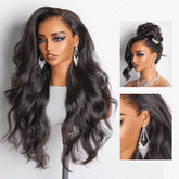 NatureMAXâ„¢ 200% Density Loose Wave Glueless 13x6 HD Lace Front Wig Human Hair Pre-Cut Lace Flexi-Fit Drawstring Cap