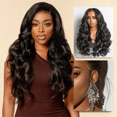 NatureMAXâ„¢ 250% Density Loose Wave Glueless Ear-to-ear 13x4 HD Lace Front High Density Wig Pre-Cut Lace Flexi-Fit Drawstring Cap