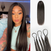 Readitressâ„¢ Pre-Separated Feather Crochet Human Hair for Miracle Knots Boho Braids | Silky Straight Protective Style (Free Gifts Included) - US Only