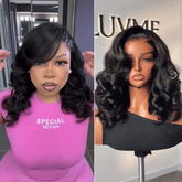 MyOwn-Fitâ„¢ Wig 180% Density Glueless 7x6 Closure HD Lace Loose Body Wave Short Wig Pre-Cut Lace