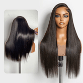 MyOwn-Fitâ„¢ PartingMax Glueless Personalized Comfort Wig 250% Density Bone Straight with Baby Hair 7x6 Closure HD Lace Wig Pre Cut & Plucked & Bleached Ready to Go