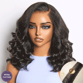All-Day Curl Holdâ„¢ Premier Grade Hair 250% Density Loose Wave SilkShieldâ„¢ Glueless 13x4 HD Lace Front Wig Pre-Cut Lace Flexi-Fit Drawstring Cap