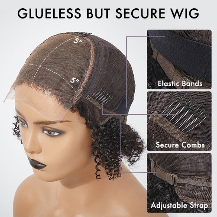 Elegant Peekaboo Ombre Blonde Loose Wave Glueless 5x5 Closure Lace Wig - US Only