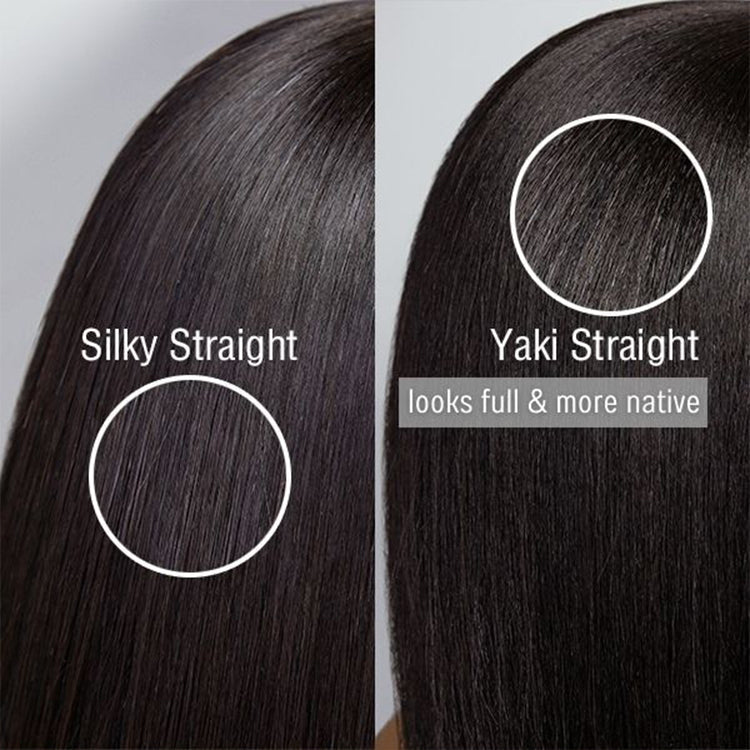 Beginner Friendly Yaki Straight Blunt Cut Bob with Bangs Glueless Minimalist Lace Wig - US Only