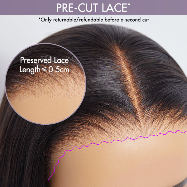 Elegant Peekaboo Ombre Blonde Loose Wave Glueless 5x5 Closure Lace Wig - US Only