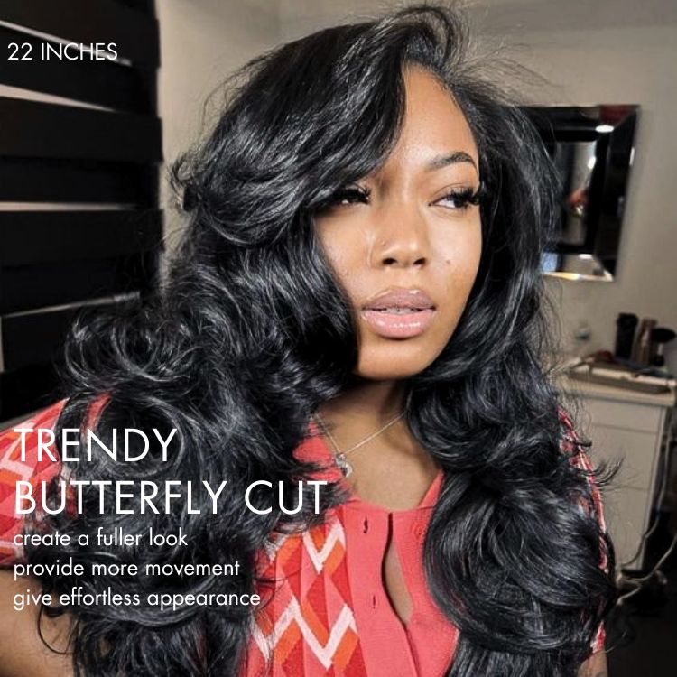 Luvme Hair PartingMax Layered Cut Loose Body Wave 7x6 Closure HD Lace Wig Pre-Cut Lace  - US Only