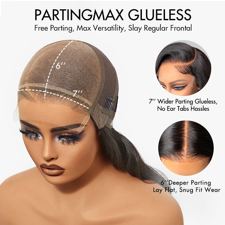 Luvme Hair PartingMax Glueless Wig Ombre Brown Loose Body Wave 7x6 Closure HD Lace Wig - US Only
