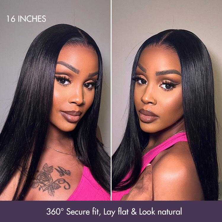 PreMax Wigs - Super Natural Hairline Silky Blunt Cut Bob Glueless 5x5 Closure Lace Wig