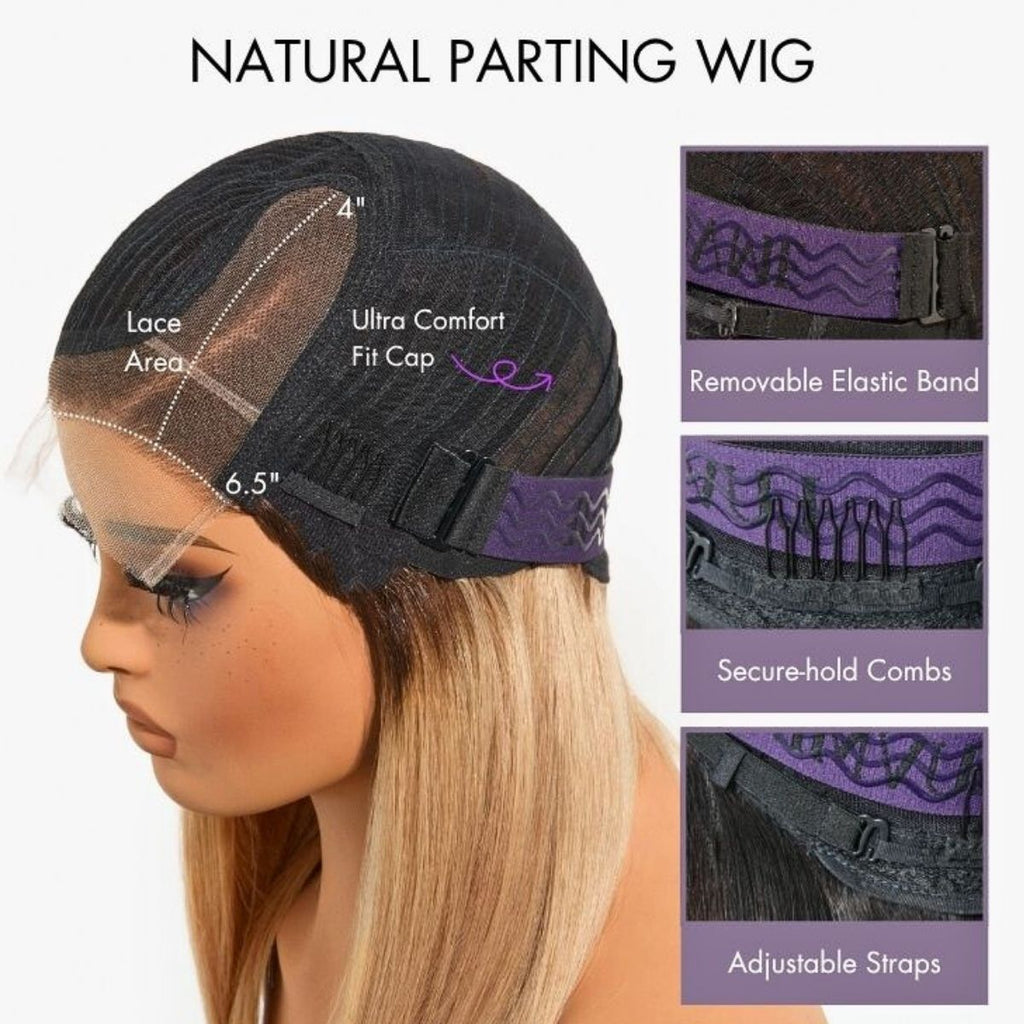 Ready to Go Water Wave Short Curly Bob Wig Glueless Minimalist HD Lace Wig Pre-Cut Lace