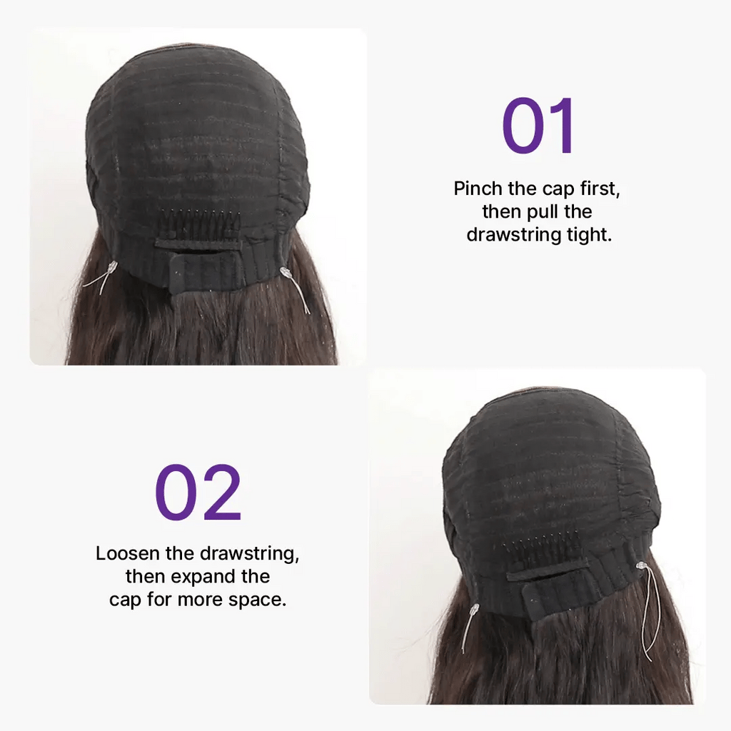 MyOwn-Fit™ PartingMax Glueless Wig 180% Density Loose Body Wave / Light Yaki Straight Ready to Go 7x6 Closure HD Lace Pre Cut & Plucked & Bleached
