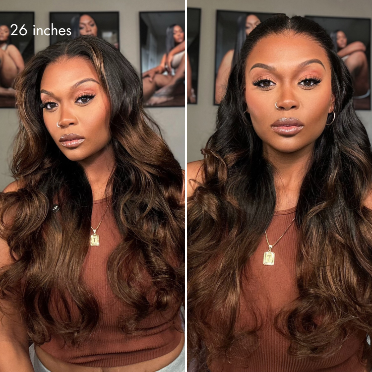 NatureMAX™ 200% Density Loose Wave Glueless 13x6 HD Lace Front Wig Human Hair Pre-Cut Lace Flexi-Fit Drawstring Cap