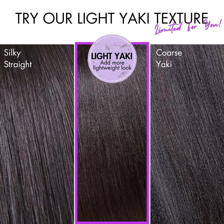 Luvme All-Day Comfort Wig 180% Density Blonde Highlight Butterfly Cut Layered Light Yaki Straight Glueless 7x6 Closure HD Lace Wig Pre-Cut Lace