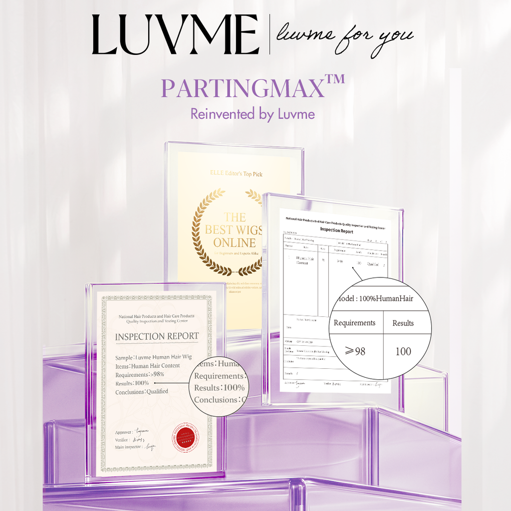 Luvme All-Day Comfort™ Wig 180% Density Ombre Brown Butterfly Cut Layered Light Yaki Straight Glueless 7x6 Closure HD Lace Human Hair Wig Pre-Cut Lace