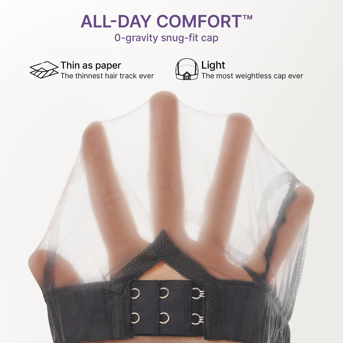 Luvme All-Day Comfort™ Wig 180% Density Butterfly Cut Layered Light Yaki Straight Glueless 7x6 Closure HD Lace Human Hair Wig Pre-Cut Lace