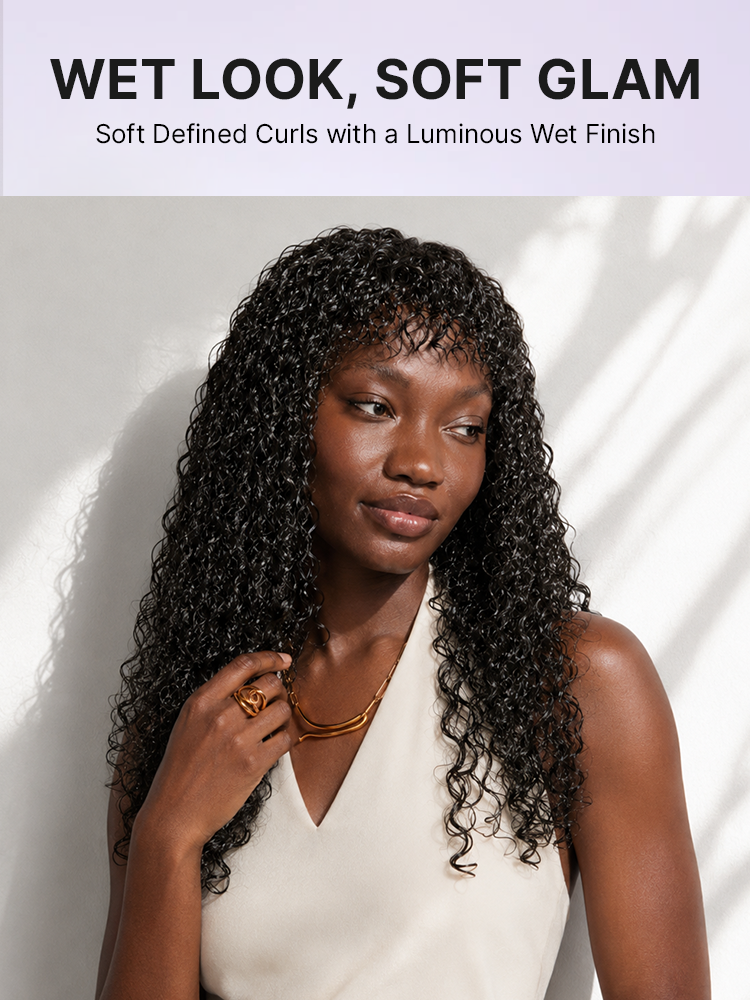 Beginner Friendly 200% Density Kinky Curly with Bangs Glueless 5x5 Closure Pre-Cut Lace Wig All Head Sizes Fit Cap