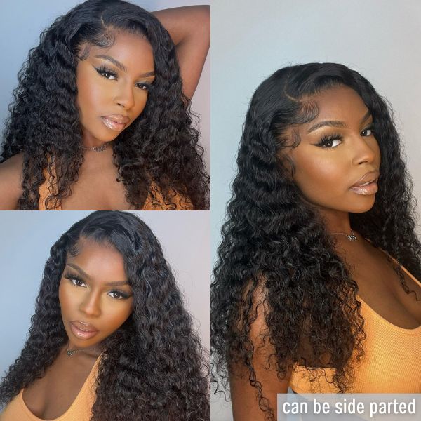 Luvme Gorgeous Deep Wave Full Hair Glueless 13x4 Frontal Undetectable HD Lace Long Wig 100% Human Hair