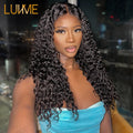 Luvme Gorgeous Deep Wave Full Hair Glueless 13x4 Frontal Undetectable HD Lace Long Wig 100% Human Hair
