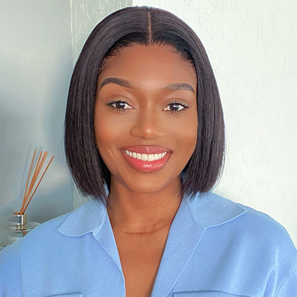 Glueless 5x5 Closure Lace Bob Wig 100% Human Hair - US Only